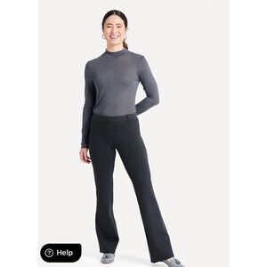 EUC WOMEN’S MEDIUM PETITE BETABRAND GRAY BOOTCUT/CLASSIC DRESS PANT/YOGA PANTS